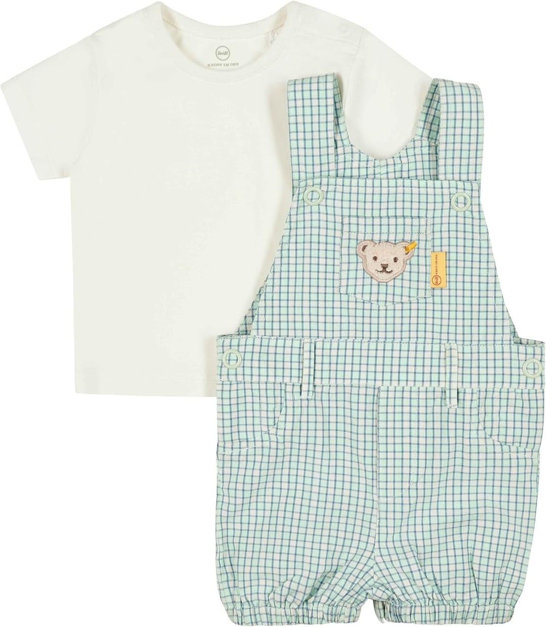 Steiff Baby-Jungen Set Hose + T-Shirt Kurzarm