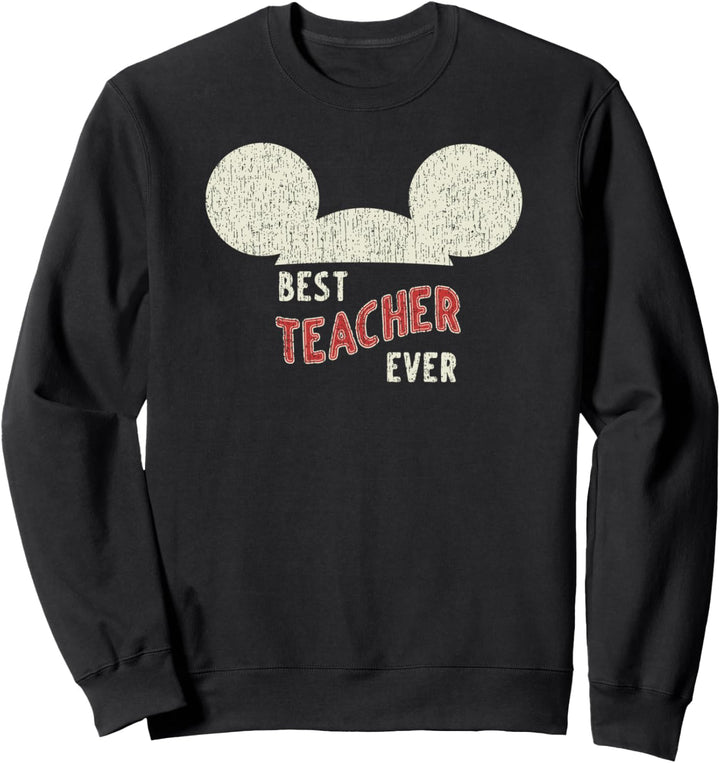 Disney Mickey Mouse Best Teacher Ever Sweatshirt