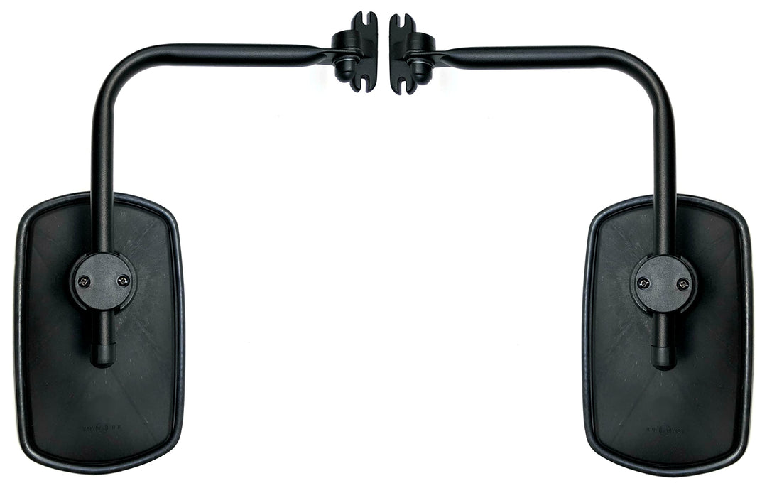 MelTruck® 2x Aussenspiegel 260x155 E20 ø14-23 und Spiegelhalter für Traktor LKW Bagger Baumaschinen