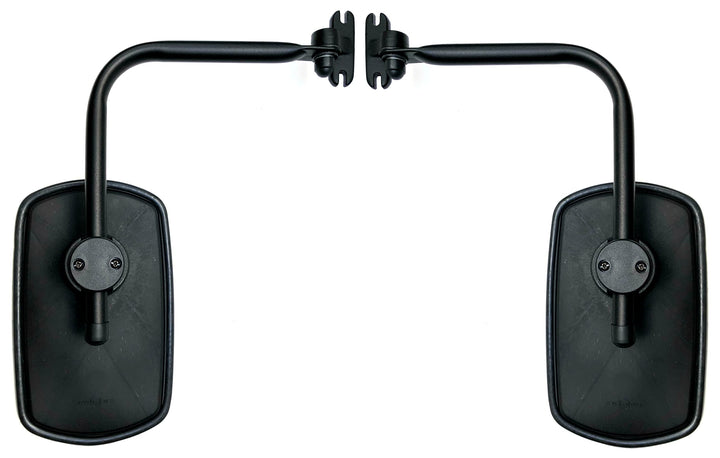 MelTruck® 2x Aussenspiegel 260x155 E20 ø14-23 und Spiegelhalter für Traktor LKW Bagger Baumaschinen