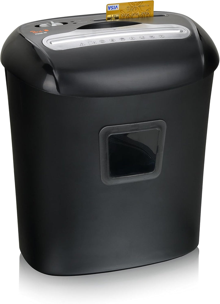 Peach PS500-40 Partikelschnitt Aktenvernichter, 10 Blatt, 21 Liter, 5 x 16 mm Partikel (P-4), Papier