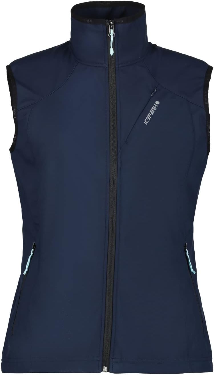 ICEPEAK Damen Brush SOFTSHELL Vest 36 Blau