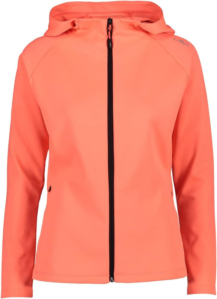 CMP Damen Hoodie Jacke silber/orange 40, silber/orange 40
