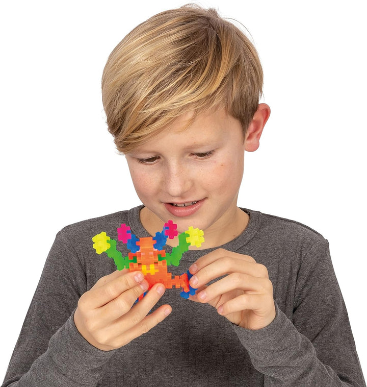 Plus-Plus 7265 Geniales Konstruktionsspielzeug, Farben-Mix, Bundle aus 4 verschiedenen Kreativ-Baust