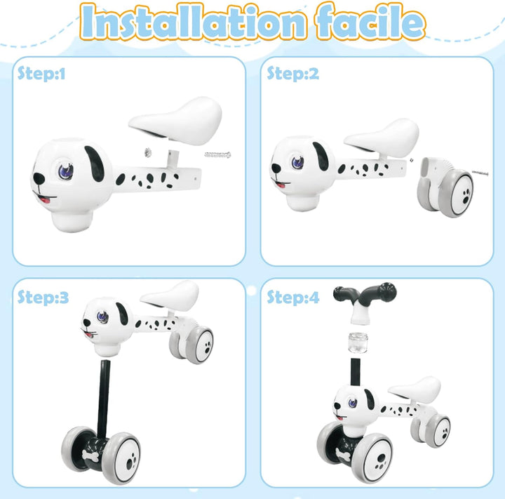 XIAPIA Kinder Laufrad ab 1 Jahr Lauflernrad für 10 - 36 Monate Baby, TÜV geprüft Erst Rutschrad Fahr