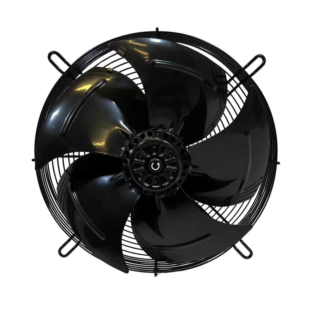 Axiallüfter 250 mm 230V – Industrieventilator mit Motor und Schutzgitter für Kühl- und Belüftungssys