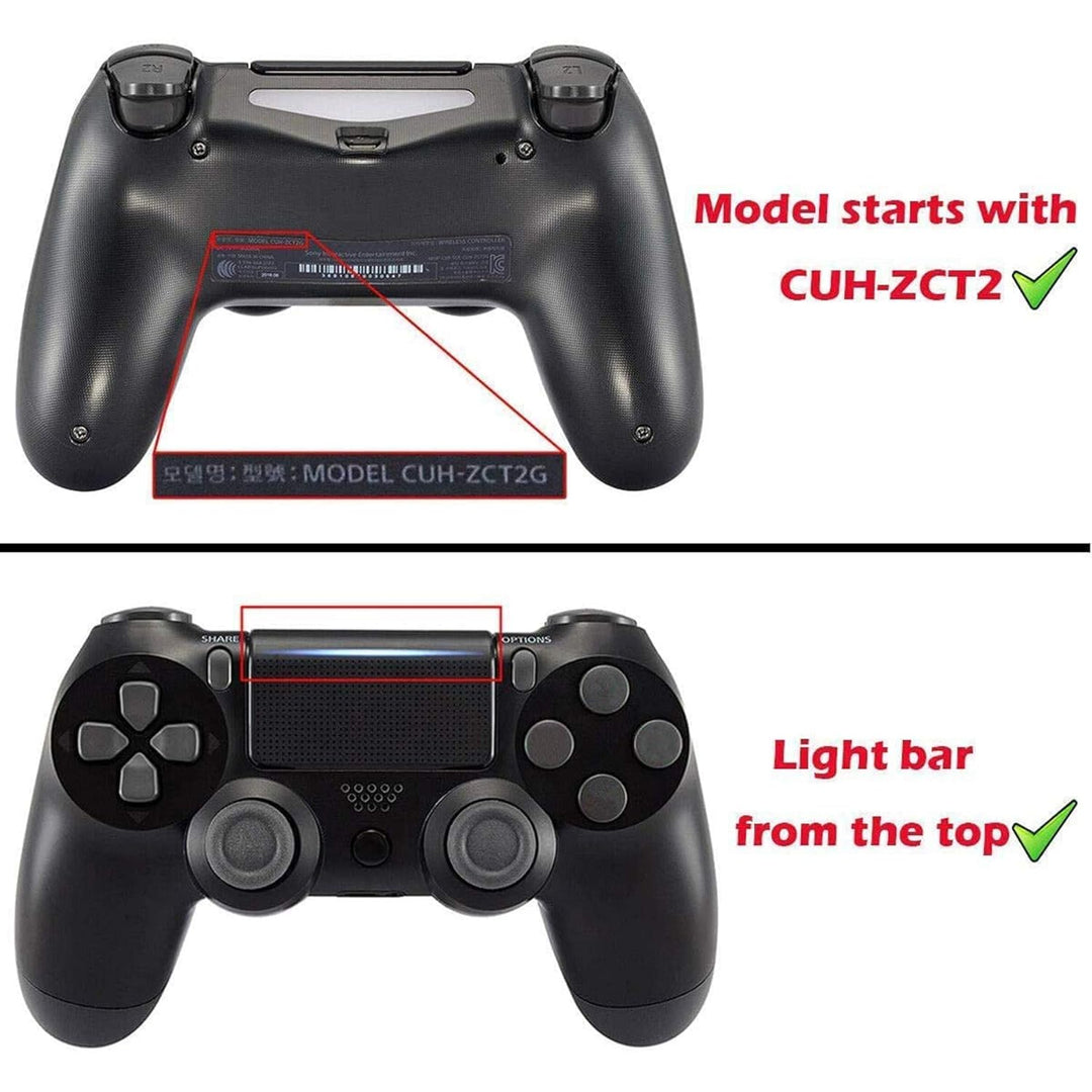 eXtremeRate Tasten für ps4 Knöpfe D-Pad Trigger Thumbsticks Buttons DTFS LED Kit kompatibel mit ps4