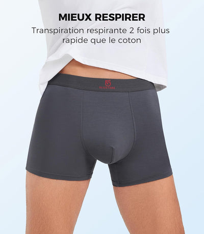 Boxershorts Herren Unterhosen Männer 5er Pack Modal Underpants, M 5dunkelgrau