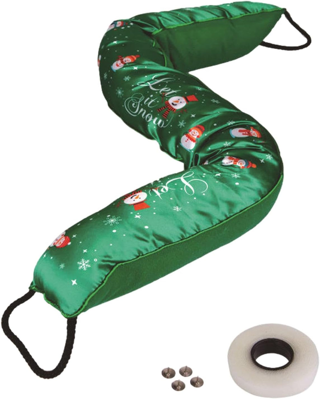 Wetterfester Geräuschblocker, Tür-Zugluftstopper | 32-Zoll-Türschutz mit Weihnachtsmotiv, Windschutz