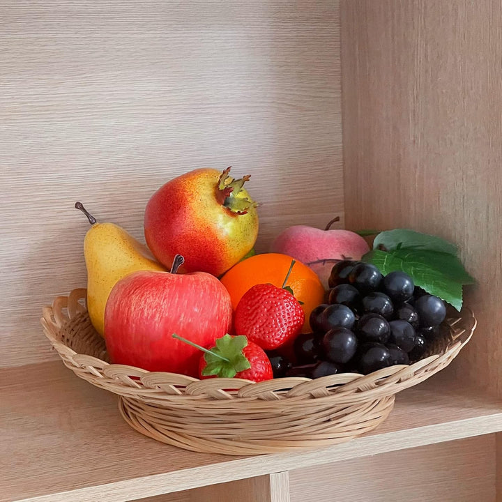 Lorigun 9 PCS Künstliche Früchte, Falsche Früchte für Dekoration Lebensecht, Assorted Faux Fruits De