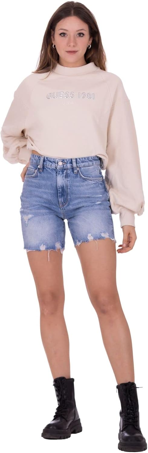 Guess Shorts aus Baumwolle, Twill, für Damen, 80 s Pedal 28, 28