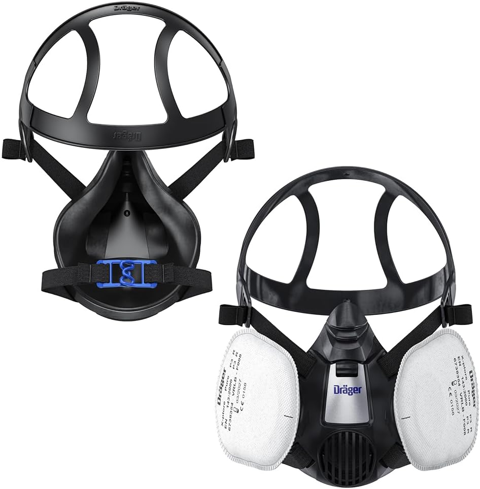 Dräger X-plore® 3500 Handwerker Halbmasken-Set inkl. Pure P3 Partikelfilter | Grössen S/M/L | gegen