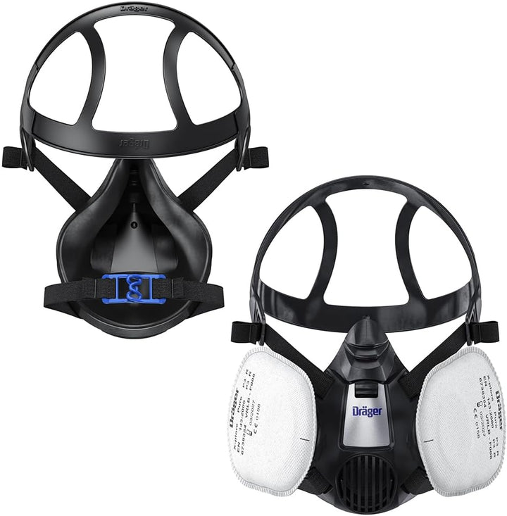 Dräger X-plore® 3500 Handwerker Halbmasken-Set inkl. Pure P3 Partikelfilter | Grössen S/M/L | gegen