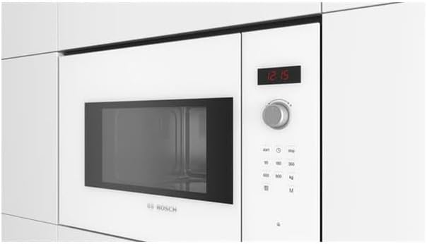 Bosch BFL523MW1F, Serie 4, Mikrowelle, Einbaugerät, Weiss