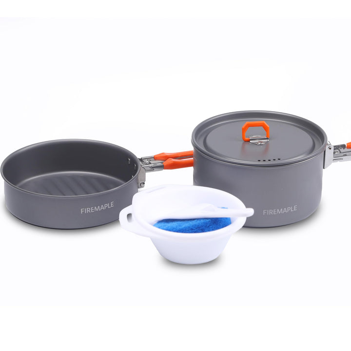 Fire-Maple Feast Camping Geschirr Set aus Edelstahl und eloxiertem Aluminium Feast Feast 1, Feast 1