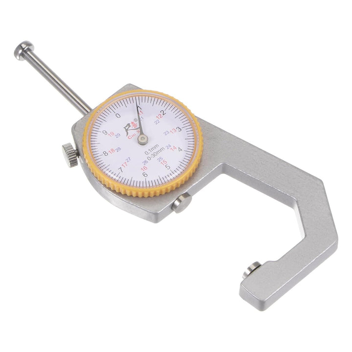 QUARKZMAN Zeiger-Dicken Messgerät 0-30mm | 0.01mm Mechanische Dicke Tester Gauge flachen Kopf für di
