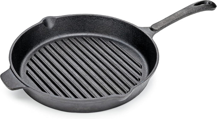 Gusseisen-Grillpfanne Ø 25 cm mit Stiel