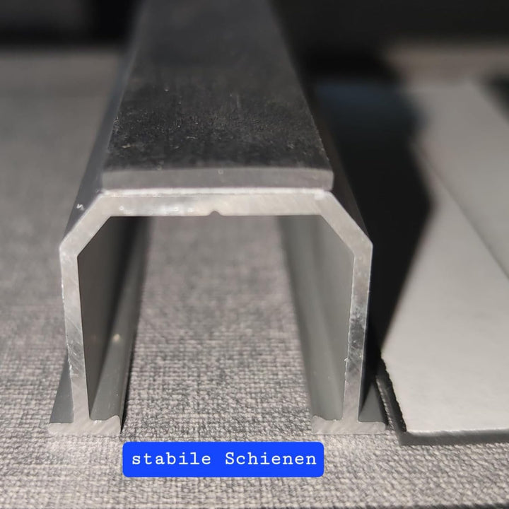 Solarpanel Halterung Kit und Zubehör Schwarz Eloxiert,Halterung für Solarmodule,Befestigungsschiene1