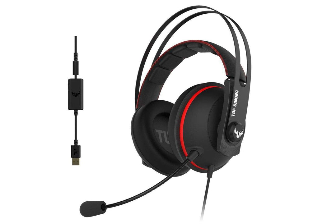 ASUS - Casque TUF H7 Rouge Schwarz, Rot, Schwarz, Rot