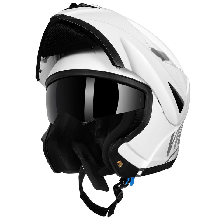 Westt Motorradhelm Herren Damen Integralhelm Klapphelm Flip-up Motorrad Jethelm Chopper Mofa Moped R