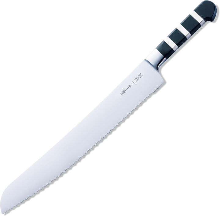 F. DICK Brotmesser, Sägemesser, 1905 (Messer mit Klinge 32 cm, X50CrMoV15 Stahl, nichtrostend, 56° H