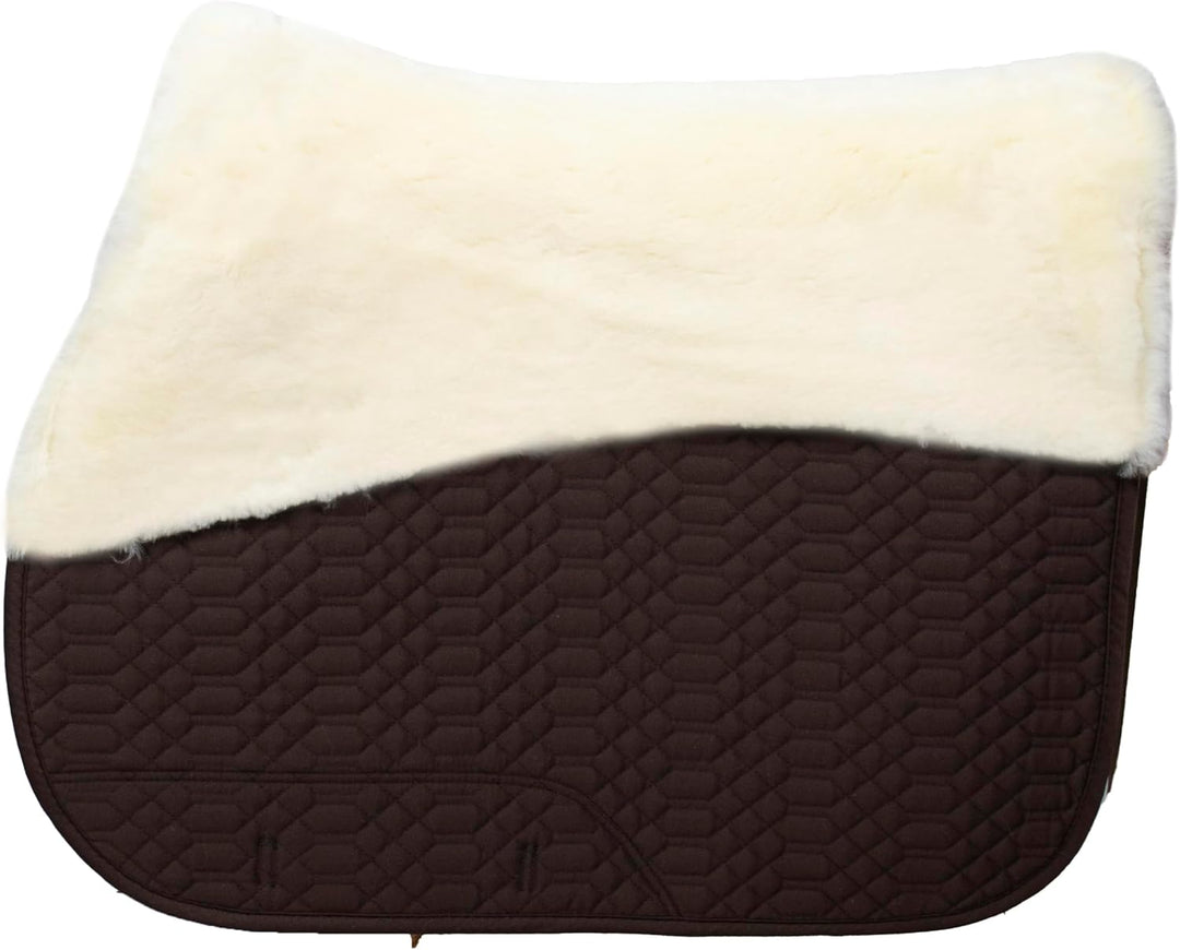 Engel Reitsport Lammfell Schabracke Half Lined SCHABRA1-VSS-MOC-MED Steppstoff moccabraun Fell med.