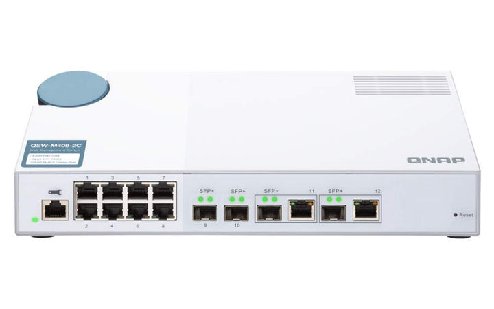 QNAP QSW-M408S - Einstiegslevel 10GbE Schicht 2 Web-verwalteter Switch