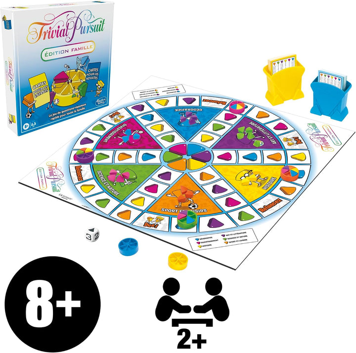 Trivial Pursuit - Gesellschaftsspiel Trivial Pursuit Famille - Denkspiel - Französische Version Fran