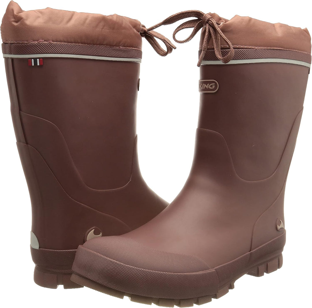 Viking Unisex Kinder Jolly Thermo Gummistiefel 24 EU Gammel Rosa Dark Pink, 24 EU Gammel Rosa Dark P