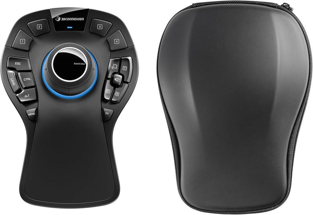 3Dconnexion | SpaceMouse Pro Wireless | Bluetooth Edition | 3D-Maus | kabellos | Mattschwarz