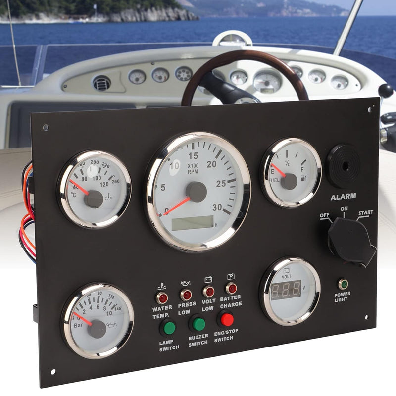 Kombi-Instrumententafel, Motor-Dash-Instrumententafel mit Motordrehzahl, Ölstand, Druck, Wassertempe