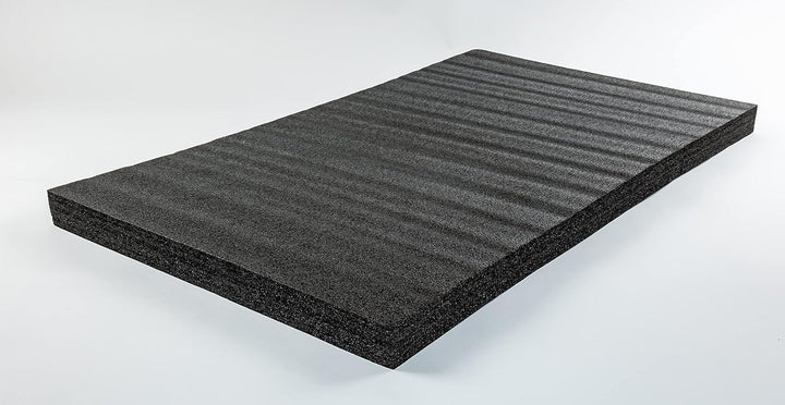 TYGR Multilayer Schaumstoff 1000x600x50 schwarz für Werkzeug, Kamera & Co. | Einfaches Bearbeiten |