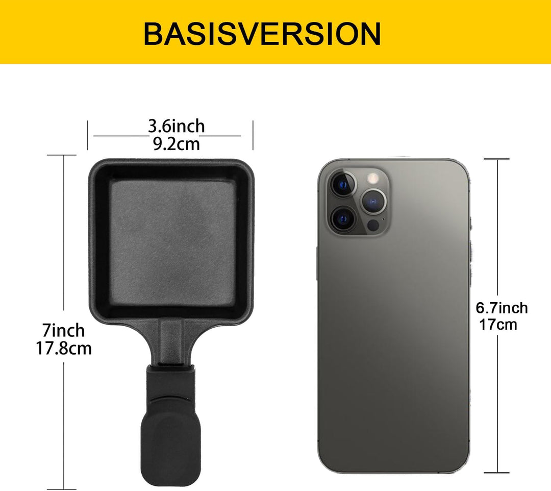 Kosmosta Antihaftbeschichtete Mini-Grill-Käsepfanne Schmelzzubehör für Raclettes Ersatzbleche Raclet