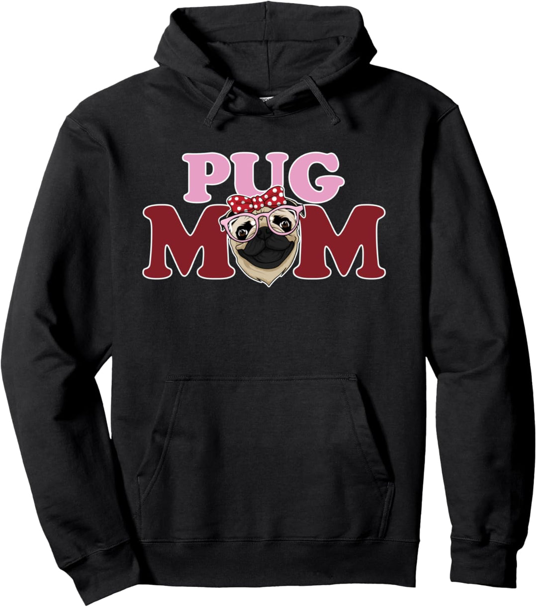 Hunde Mutter Mops Hund Mops Mama - Lustiges Pug Mom Geschenk Pullover Hoodie