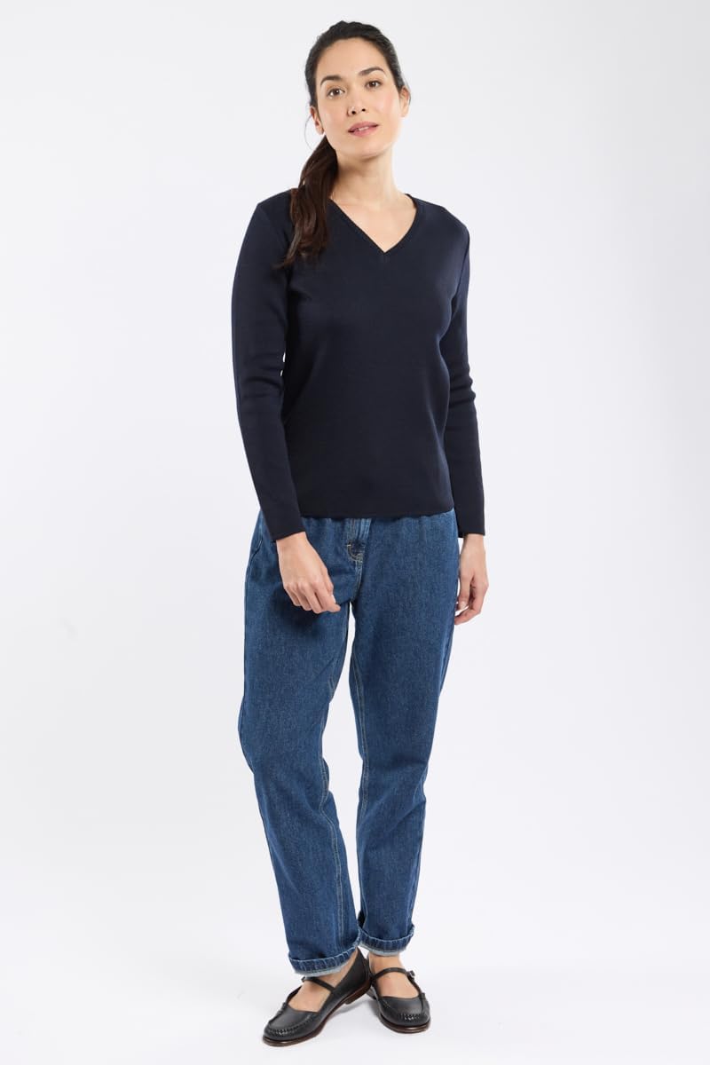 Armor Lux Damen Locmine Pullover, Rich Navy, 38