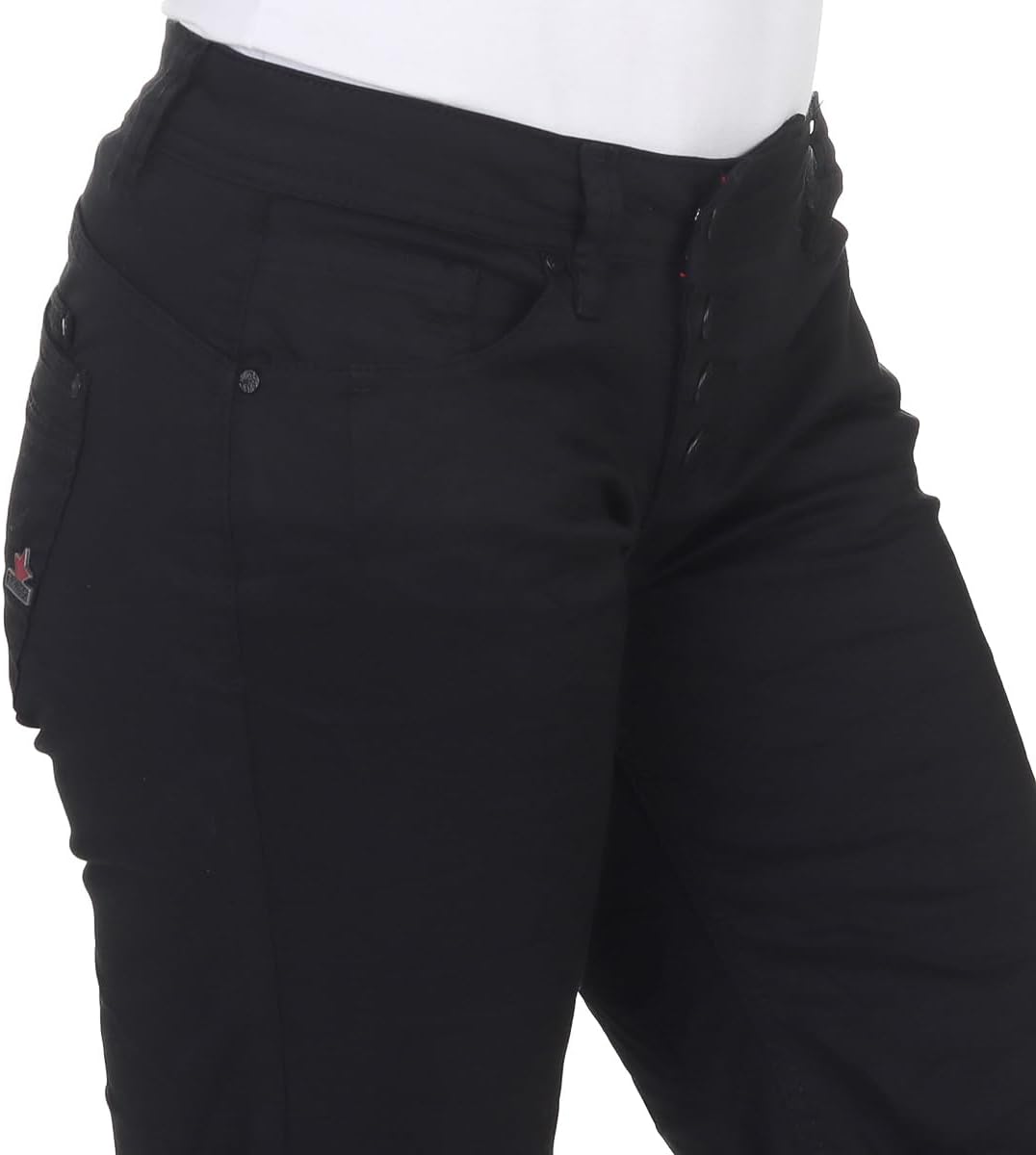 Buena Vista Jeans Hosen Damen - Malibu Short - Stretch Twill - Black - Gr. XL