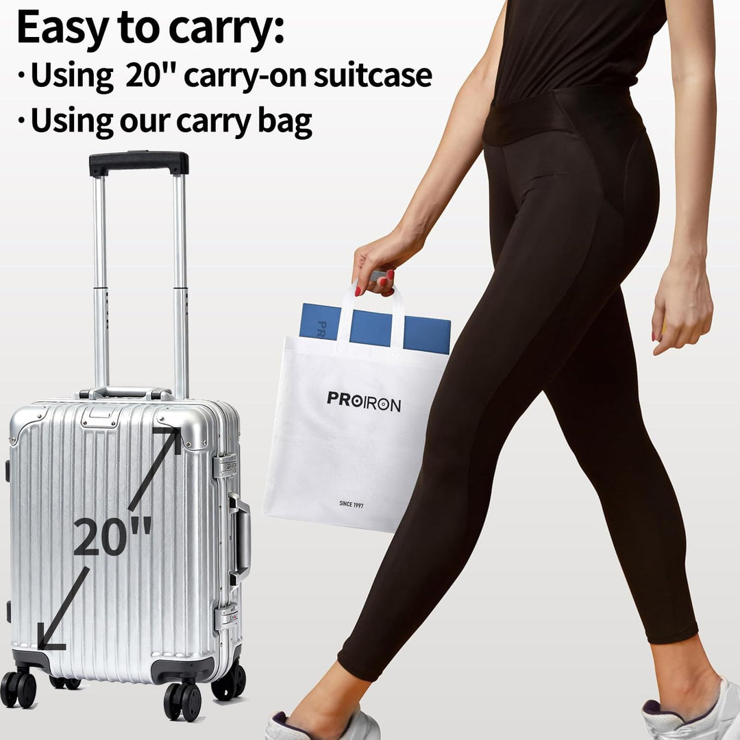 PROIRON Yogamatte Faltbar TPE, Reise Yogamatte rutschfest &amp; leicht 183cm x 61cm x 6mm, Gymnastikmatt