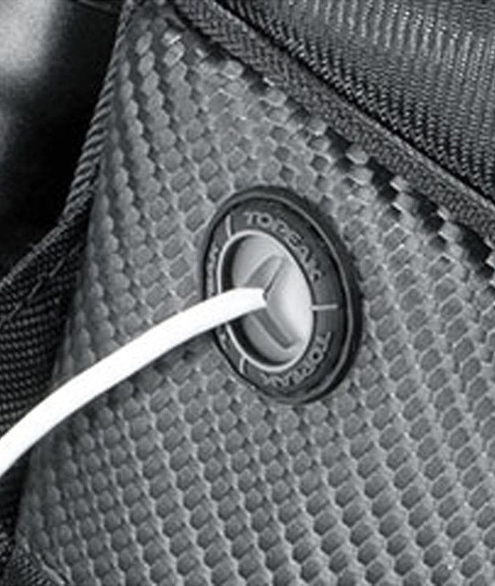 TOPEAK Lenkertasche Fuel Tank Medium Oberrohrtasche Satteltasche 17.5 x 7.5 x 11 cm, 0.5 L Schwarz (