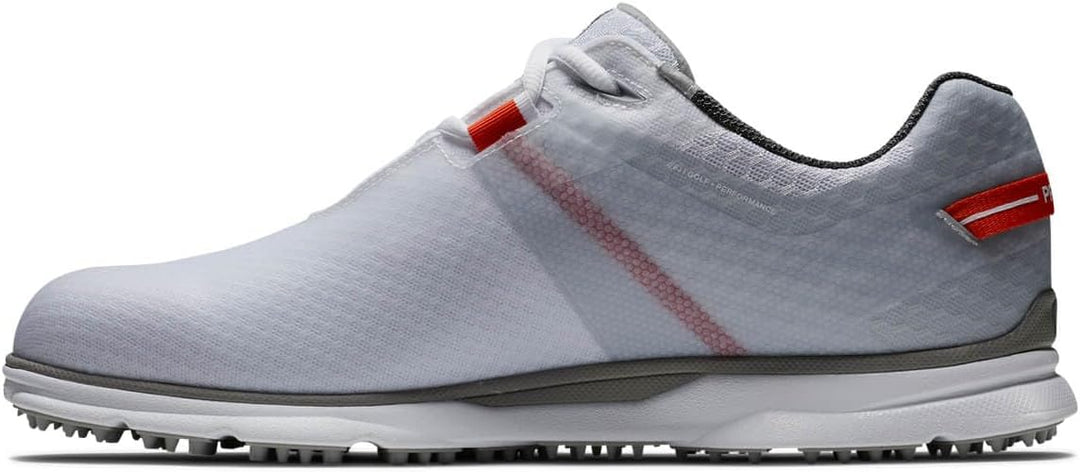 FootJoy Herren Pro|sl Sport Golfschuh 40.5 EU Weit Weiss Grau Orange, 40.5 EU Weit Weiß Grau Or