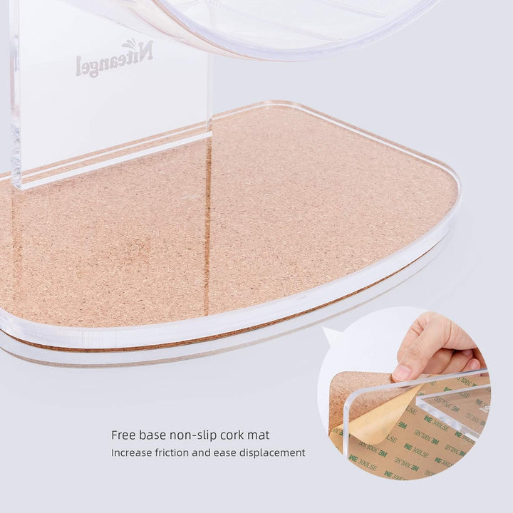 Niteangel Super-leise Hamsterräder - Leise Spinner-Hamsterräder mit verstellbarem Ständer für Zwergh