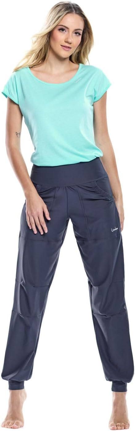 Winshape Damen Ultra leichtes Modal-Kurzarmshirt mit abgerundetem Saum MCT013 XL Mint, XL Mint