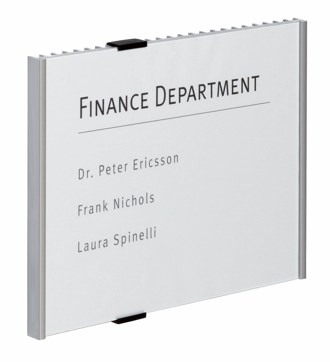 Durable Türschild A4 quer (Info Sign, 297 x 210 mm) metallic silber, 480723 297 x 210 mm (BxH), 297