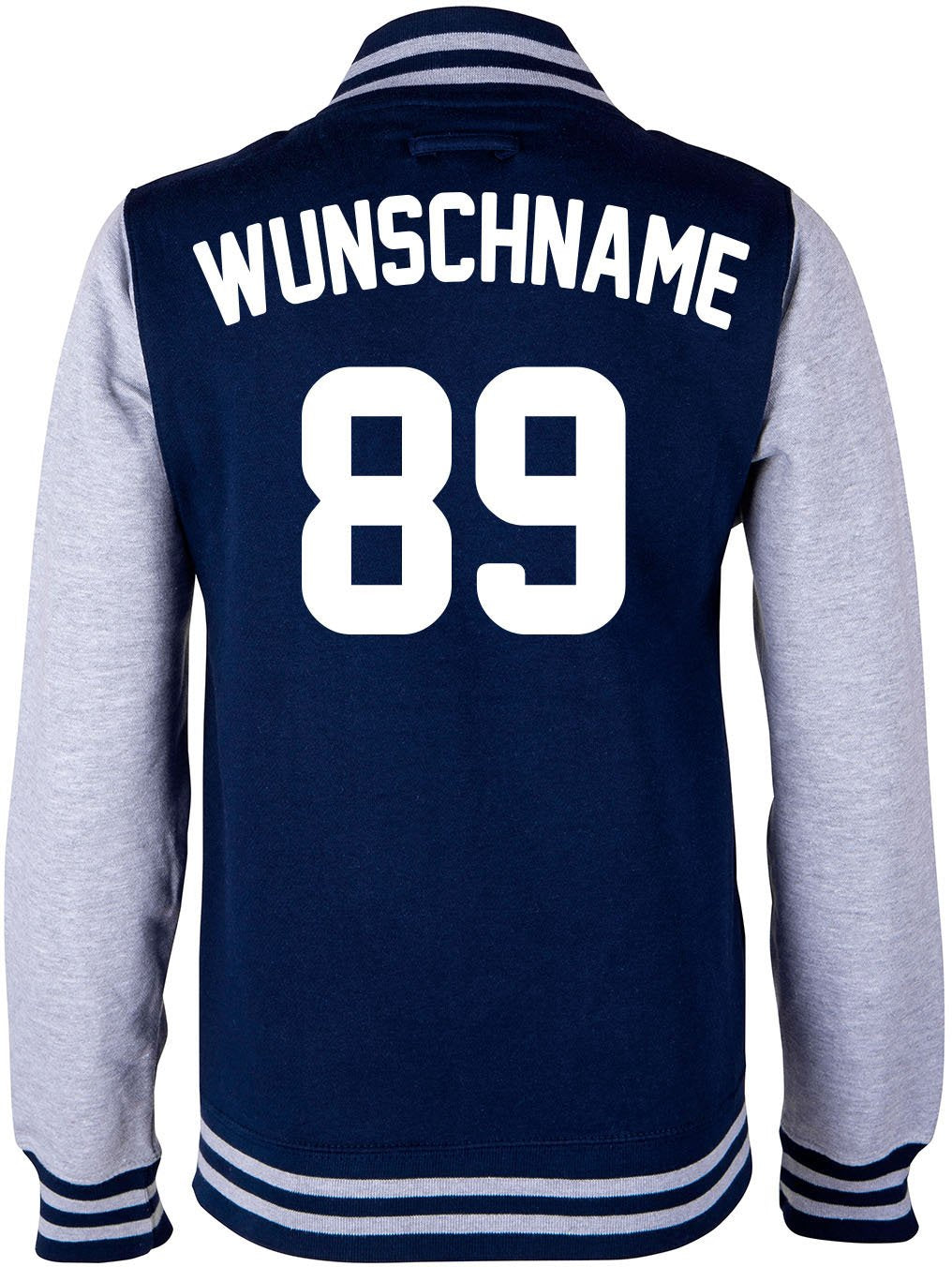 EZYshirt® Familien College Jacke Athletic mit Wunschnamen und Wunschnummer | Damen Herren Kinder |