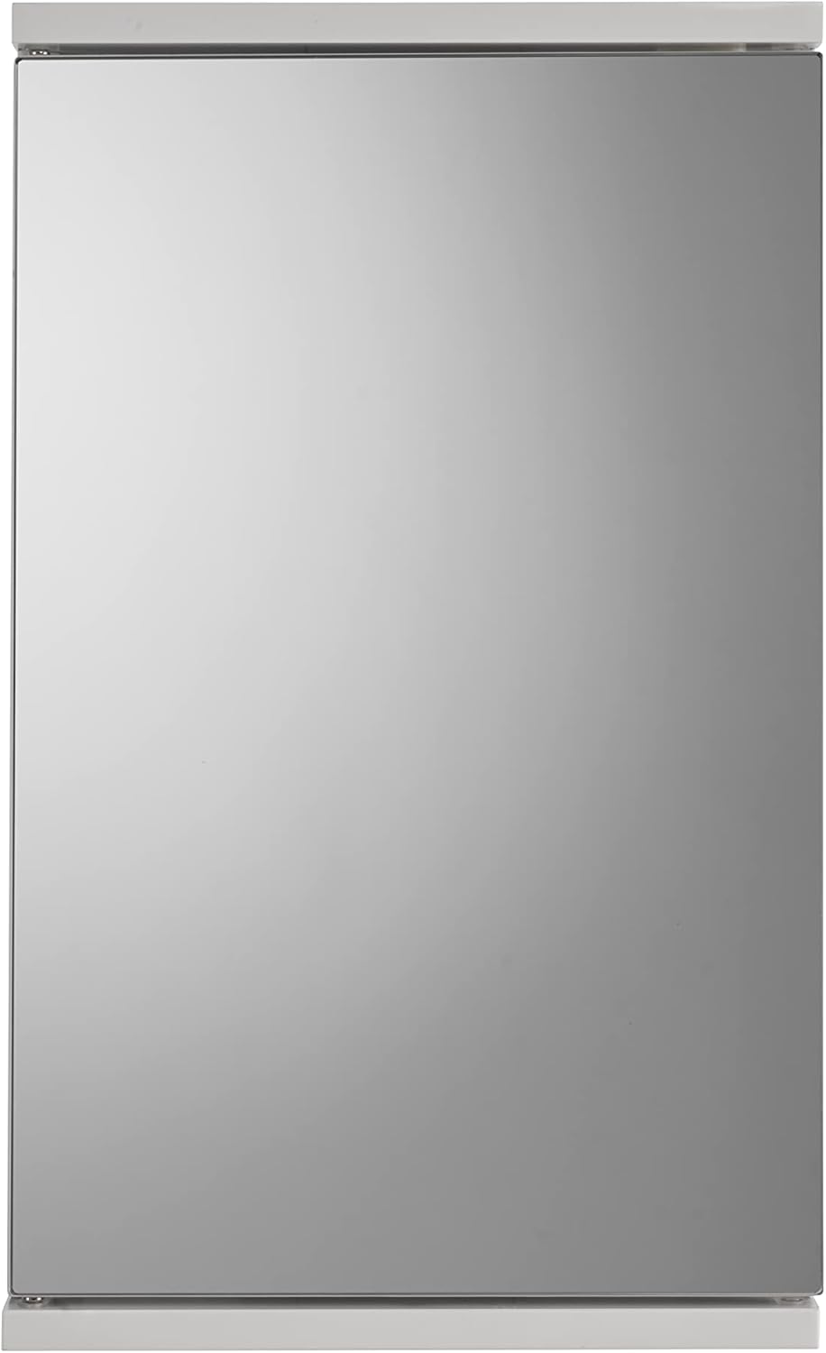 Croydex Spiegel-Eckschrank mit Tür, MDF, FSC-Zertifiziert, weiss