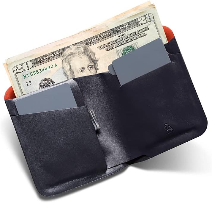 Bellroy Apex Note Sleeve – (Vorgeformte Leder-Brieftasche, RFID-Schutz) - Onyx, Onyx
