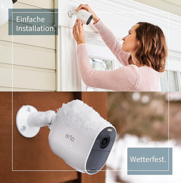 Arlo Magnetisches Aufladekabel, 7.6m, Weiss, Kompatibel mit Arlo Essential &amp; Essential XL Überwachun