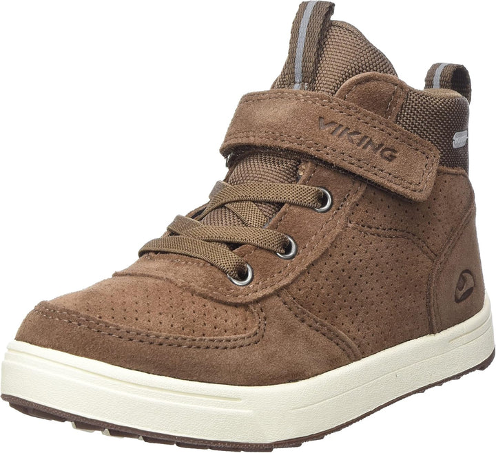 Viking Jungen Samuel Mid Wp Sneaker 27 EU Braun, 27 EU Braun