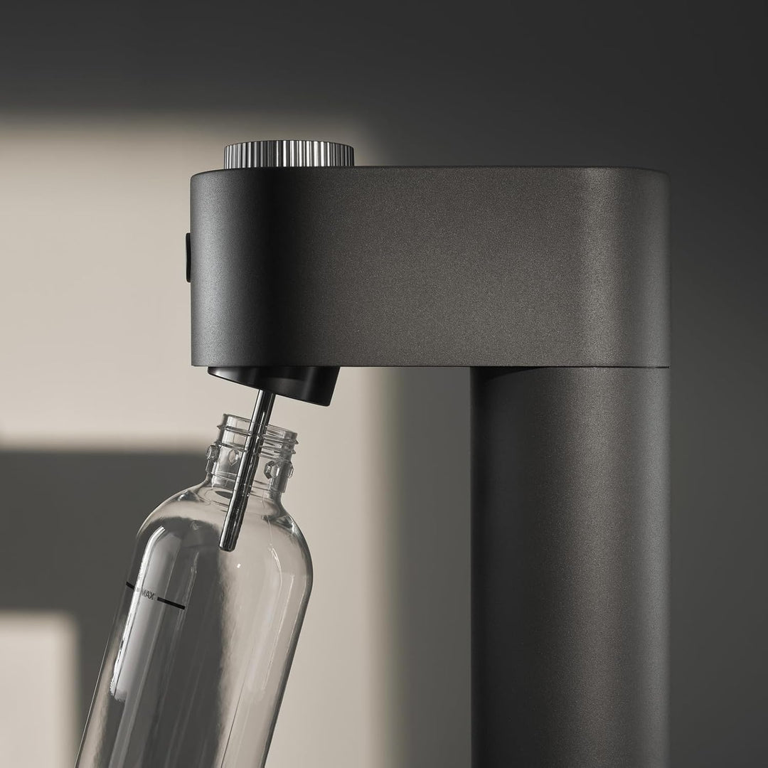 WMF Element One Wassersprudler – vollautomatische Edelstahl Sprudelmaschine mit 3 Graden, platzspare