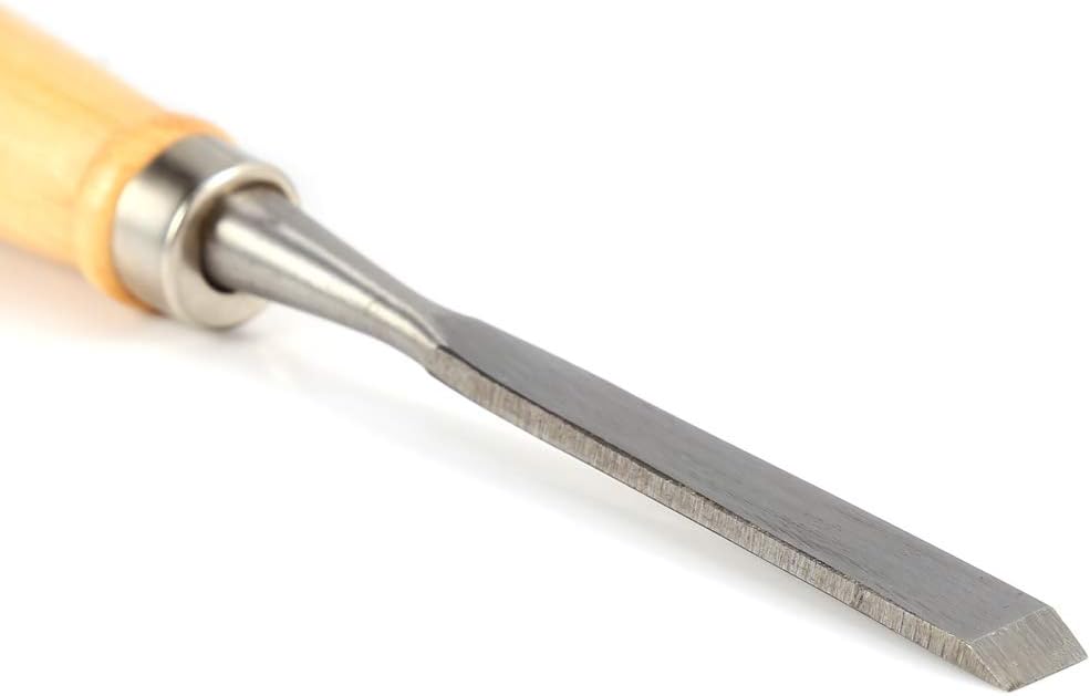 12 Stück Hohlbeitel Stechbeitel Meissel Set, Stechbeitelsatz Holzschnitzerei Hand Meissel Werkzeug H