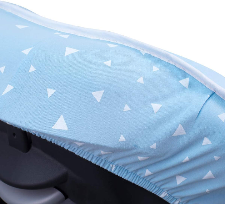 JYOKO Kids Abdecken Gepolsterte Universal für Babyschale (Blue Sparkles), BLUE SPARKLES
